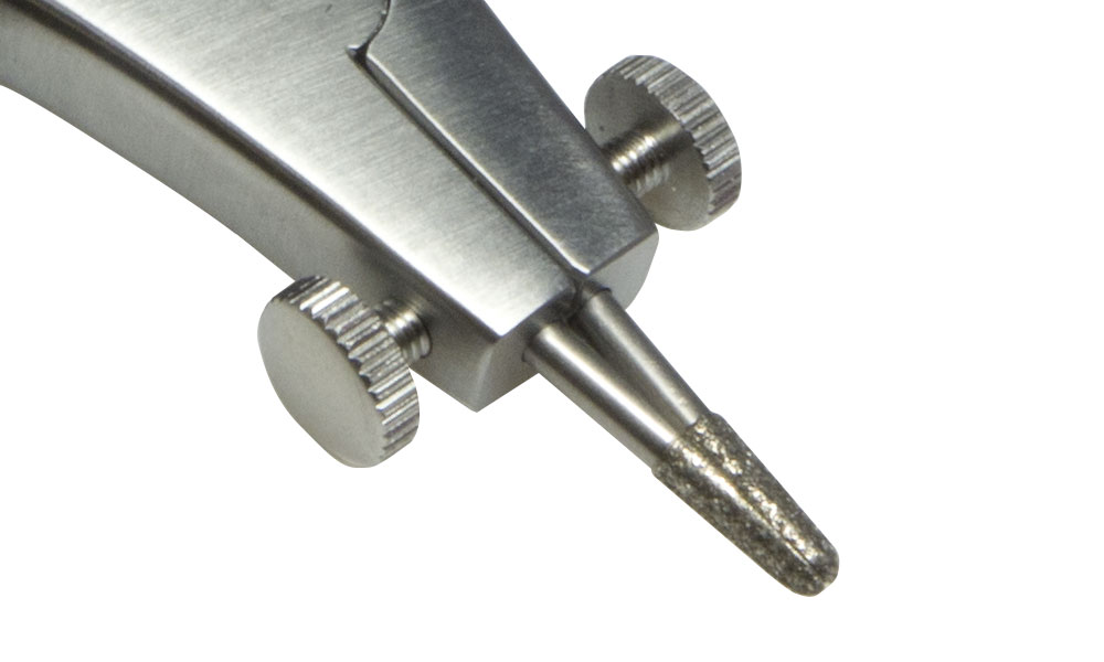 Austauschbare Diamantspitzen für die Teleskopkronenzange